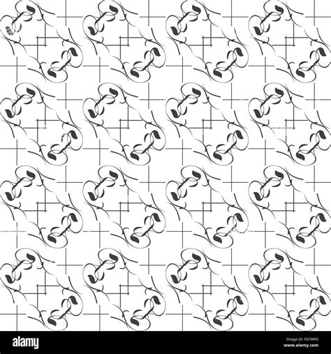 Mono black wallpaper with seamless repeating pattern background Stock Photo - Alamy