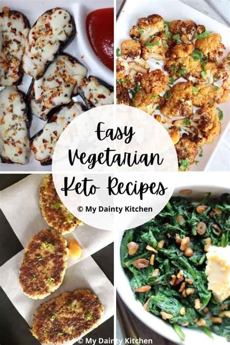 35 Vegetarian Keto Recipes - My Dainty Kitchen