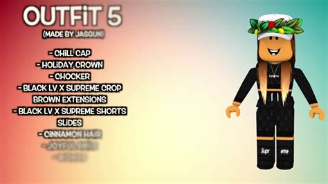 Roblox outfit codes