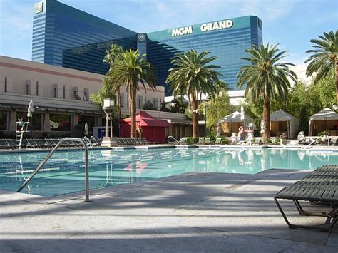 Swimming Pool at the MGM Grand Hotel in Las Vegas, NV - a photo on ...