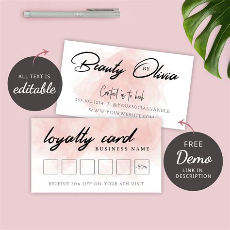 Free Printable Loyalty Card Template - Printable Templates