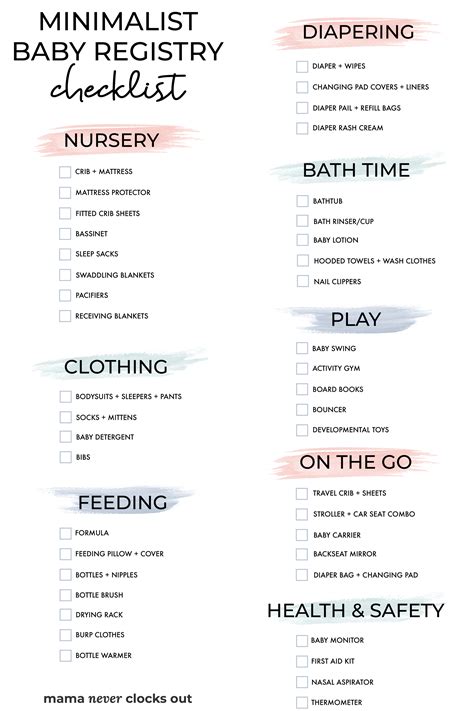 Minimalist Baby Registry: Essentials Without All the Clutter — Mama Never Clocks Out