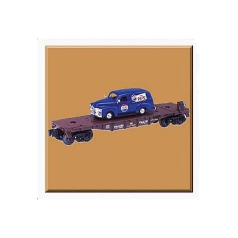 LIONEL 36090 FLATCAR WITH DIE CAST PEPSI TRUCK - Toy Train Factory Outlet