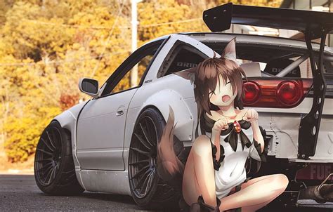 Anime, Nissan, Drift, Art, Anime, Nissan HD wallpaper | Pxfuel