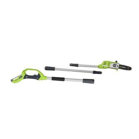 Greenworks 8-Inch 24V Cordless Pole Saw, 2.0 AH Battery Included 20352 - Walmart.com - Walmart.com