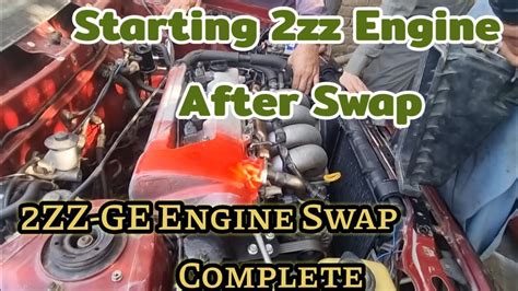 2zZ-Ge Engine Swapped in Toyota Corolla E90 | Starting 2zz Engine For ...