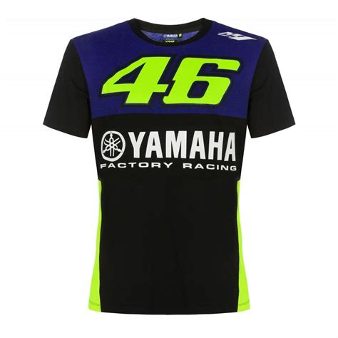 Yamaha Factory Racing Team Valentino Rossi VR46 T-Shirt MotoGP 2019 - Motorsport Merchandise ...