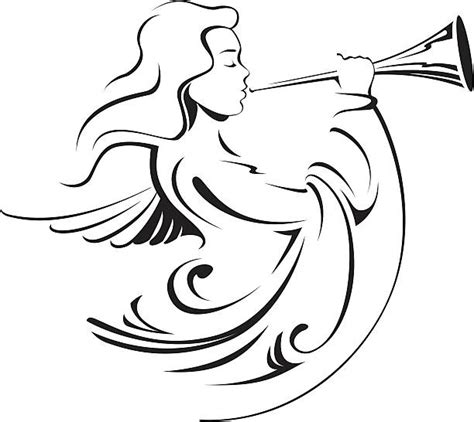 Angel Trumpet Illustrations, Royalty-Free Vector Graphics & Clip Art - iStock