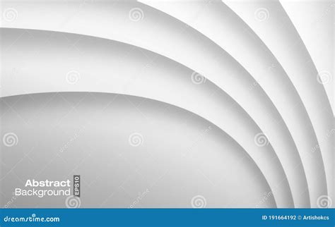 Light Gray Light Color Wavy Background. Business Card Modern Pattern. Paper Grey Curve Shadow ...