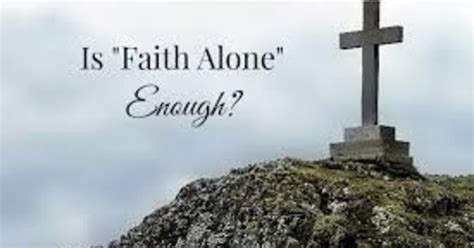 FAITH ALONE? | Jesse Romero