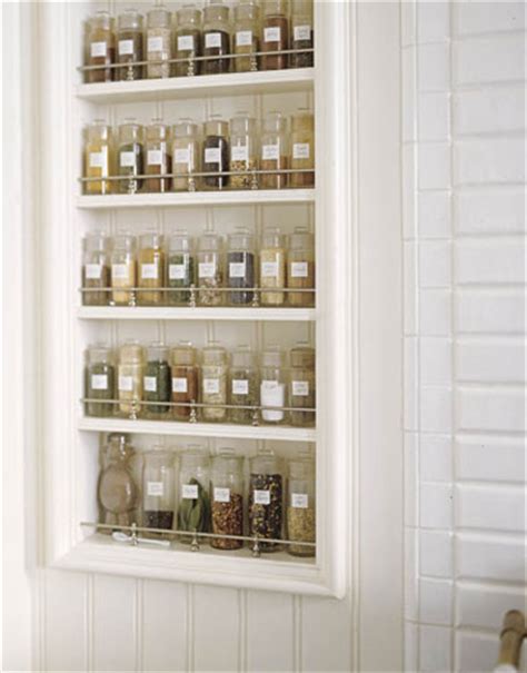 DIY Built-In Spice Racks - Shelterness