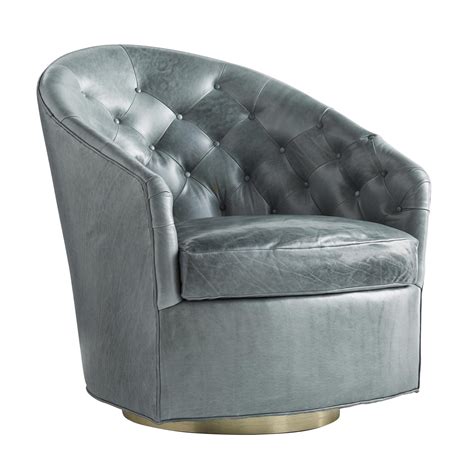 Arteriors Capri Leather Chair - Living Room | Seigerman's Furniture