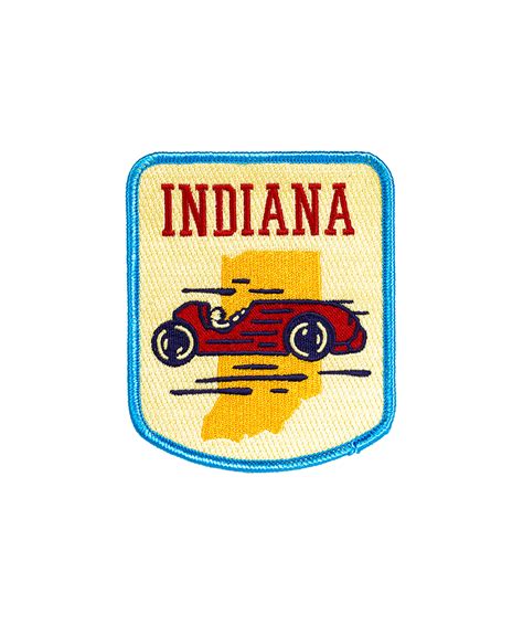 Indiana Embroidered Patch | Oxford Pennant
