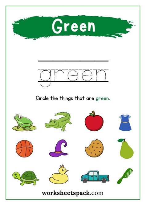 Preschool Worksheets, Preschool Activities, Green Crafts For Kids, 5th Class, Cut And Paste ...