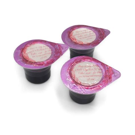 Celebration Cups - Individual Prefilled Communion Wafer and Juice Sets