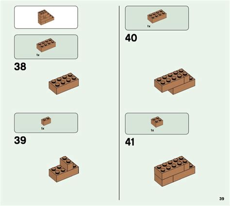 LEGO 21170 The Pig House Instructions, Minecraft - Minifig-scale