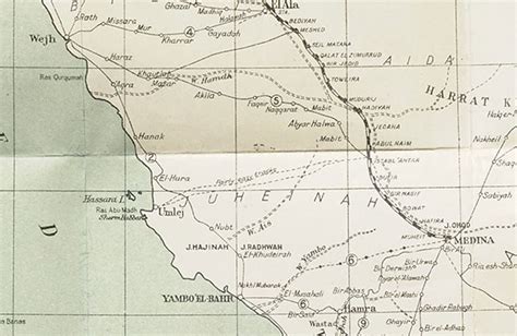 T.E. Lawrence’s maps of the Hejaz - Maps and views blog