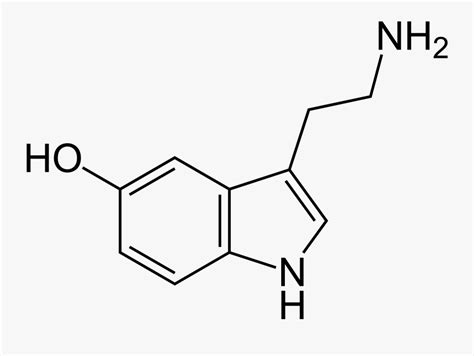 Serotonin Molecule , Free Transparent Clipart - ClipartKey