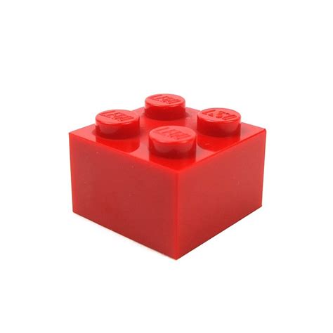 Lego Spare Parts Brick 2x2 (Red)