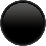 ⚫ Black circle emoji copy paste png download