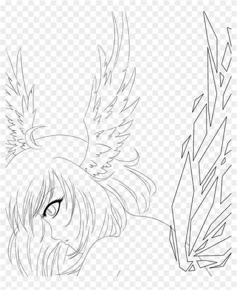 Clip Transparent Angel Outline Drawing At Getdrawings - Line Art, HD ...