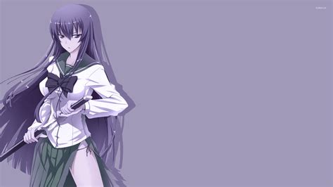 Busujima Saeko in Highschool of the Dead wallpaper - Anime wallpapers ...