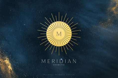 Celestial Logo Design By Michael Rayback Design | TheHungryJPEG