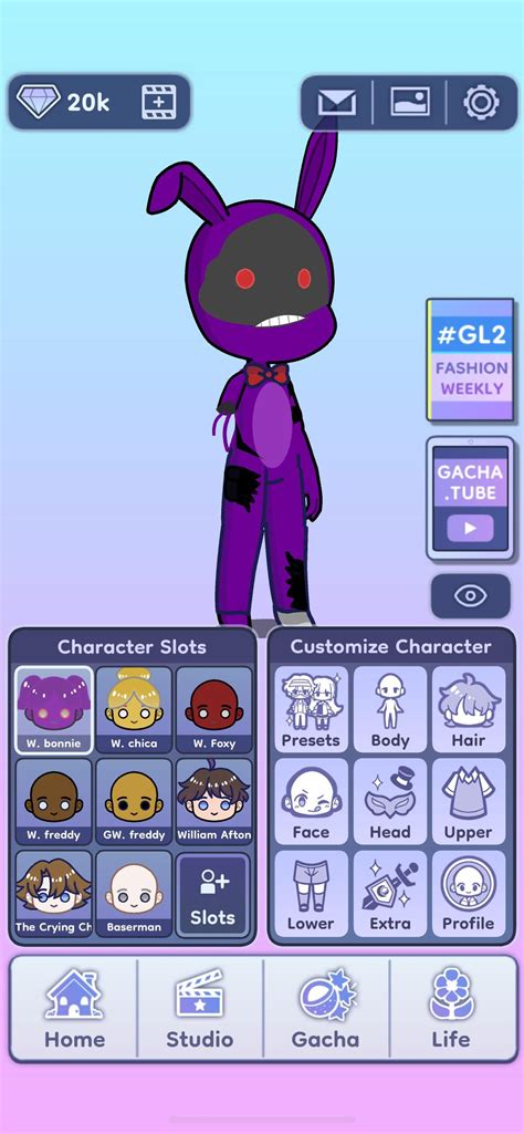 What do you guys think of my withered bonnie??(and any other fnaf i should do??) : r/GachaLife2