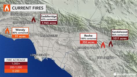 Angeles National Forest Fire Map