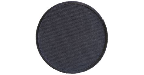 Black 3 Inch Round Blank Patch | Embroidered Patches by Ivamis Patches