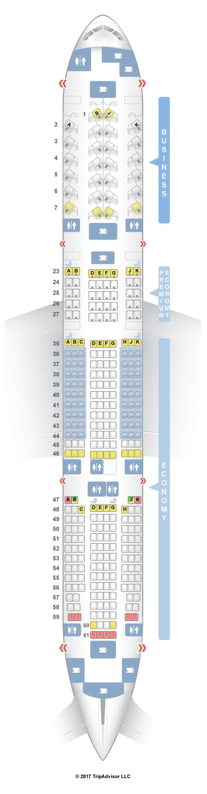 SeatGuru Seat Map Air New Zealand Boeing 777-200ER (772) - SeatGuru