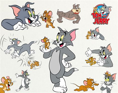 TOM AND JERRY clipart tom and jerry Images tom and jerry | Etsy