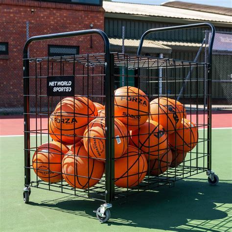 Basketball Storage Cage Cart | Net World Sports
