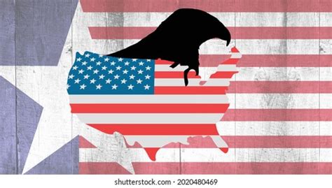 Image Usa Map Coloured American Flag Stock Illustration 2020480469 | Shutterstock