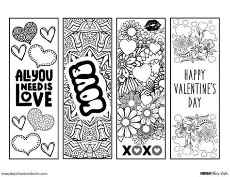 16 Free Printable Valentine Bookmarks For Kids!