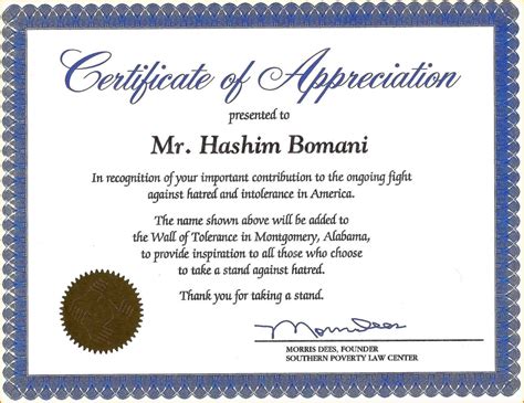 Certificate Of Recognition Wording Copy Certificate Within Volunteer ...