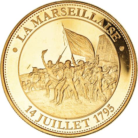 France, Medal, Révolution Française, La Marseillaise, History,