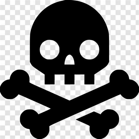 Death Skull And Crossbones - Symbol - Dead Vector Transparent PNG