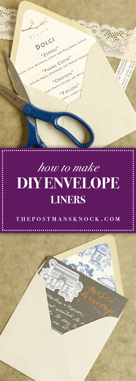 How to Make DIY Envelope Liners | Diy envelope liners, Diy envelope, Envelope liners