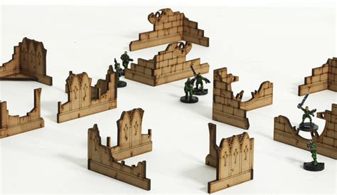 Gothic ruins set 28mm 48 Ruins – 28mm Terrain | Wargames Tournaments