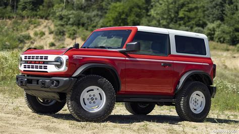 Ford Bronco Heritage Edition | 2023MY (Color: Race Red) | Front Three ...