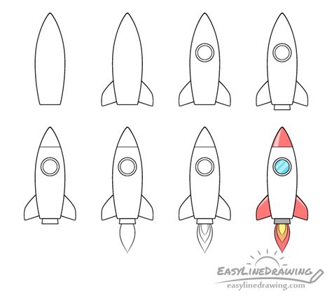 Aggregate more than 155 rocket image drawing - vietkidsiq.edu.vn