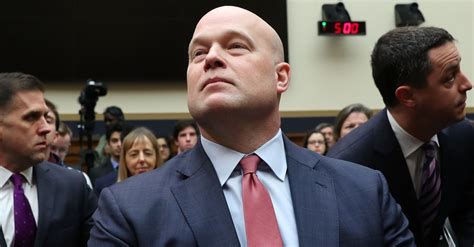 Matthew Whitaker Refuses To Talk About Conversations With Trump On ...