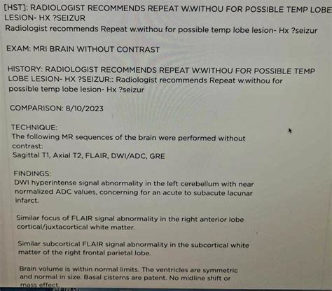 Help interpreting MRI results? : r/braincancer