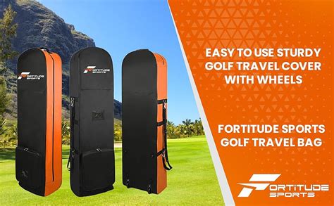 Fortitude Sports Golf Travel Bag, Golf Travel Case with Wheels | eBay