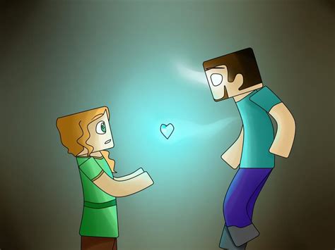 Minecraft Alex And Steve Wedding Wallpapers - Wallpaper Cave