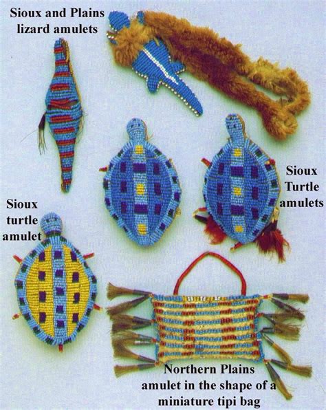 Beaded turtle and lizard shaped Plains amulets | Native beading patterns, Native american ...