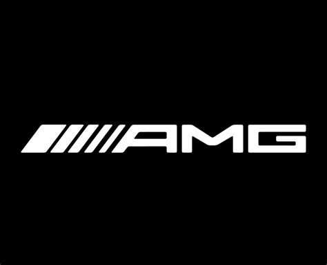 AMG Brand Logo Symbol White With Name Design german cars Automobile ...