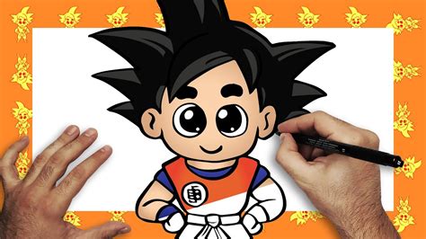 Cómo Dibujar a GOKU fácil para niños 🔥 - Paso a paso - Dibujo imprimir y colorear - YouTube