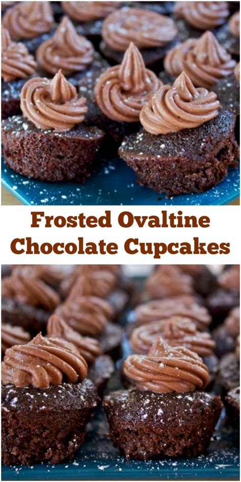 Frosted Ovaltine Chocolate Cupcakes Recipe | Ovaltine recipe, Cupcake ...